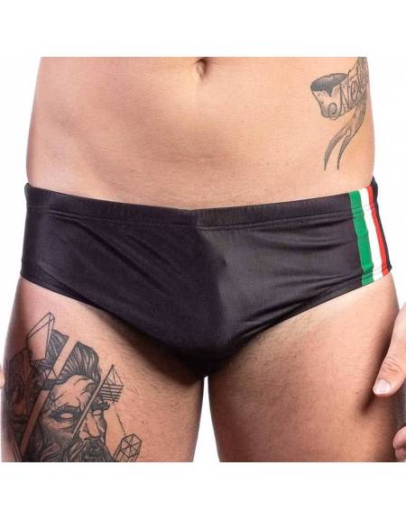 Costume uomo Italia Black SwimmerWear