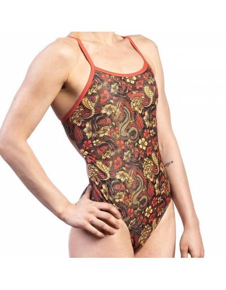 Costume Intero Donna Nuoto FIRE DRAGON