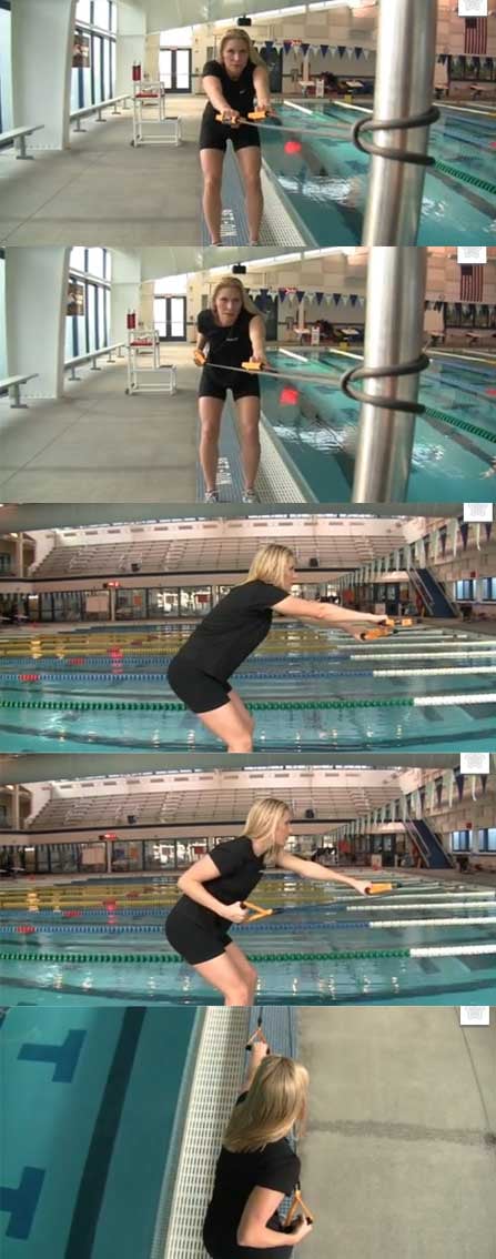 Esercizi con bande elastiche per nuotatori - Nuoto on line